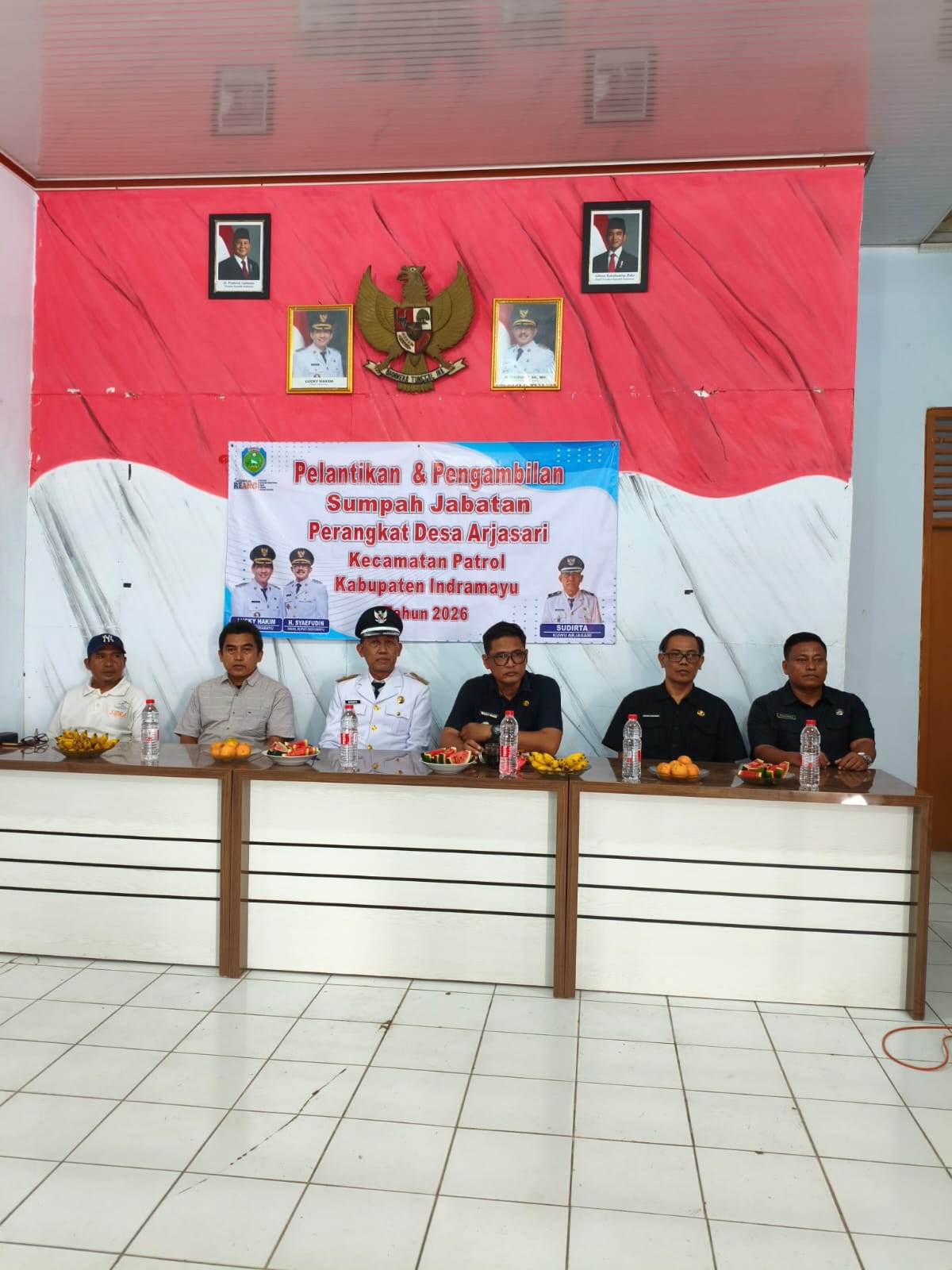 Pelantikan dan Pengambilan Sumpah Jabatan Perangkat Desa Arjasari